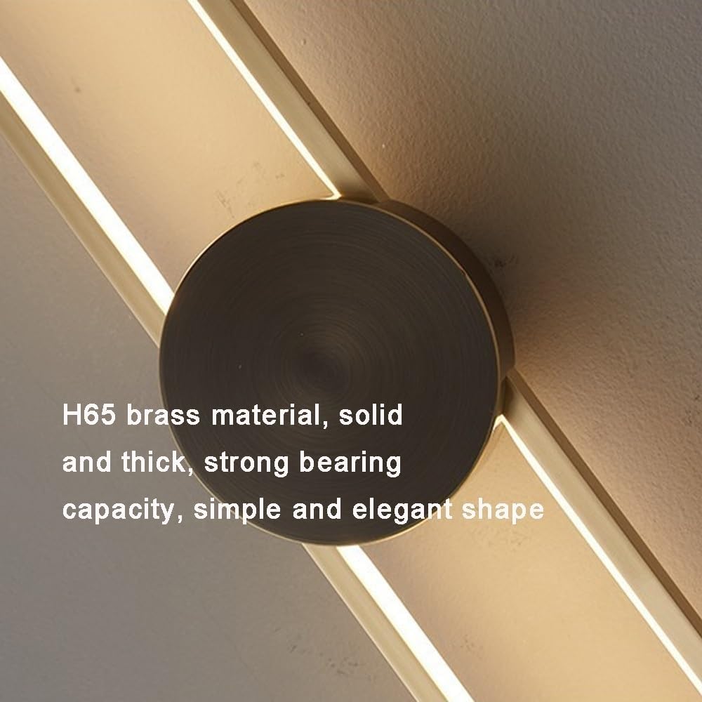 Modern Gold LED Wall Light – Sleek Vertical Design, Energy-Saving, No Glare
