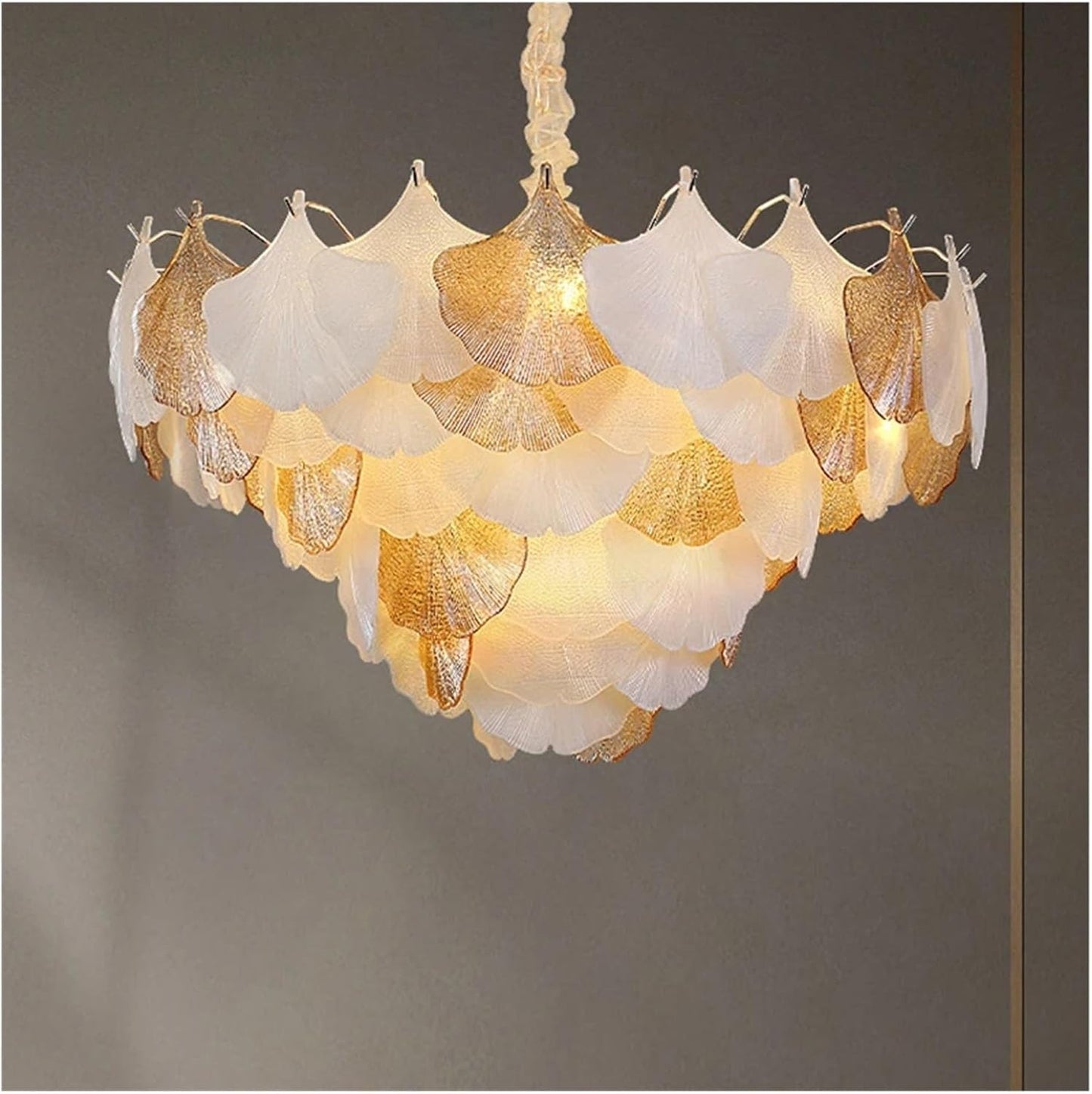 Luxury Ginkgo Leaf Chandelier Light – 600mm & 800mm Variants