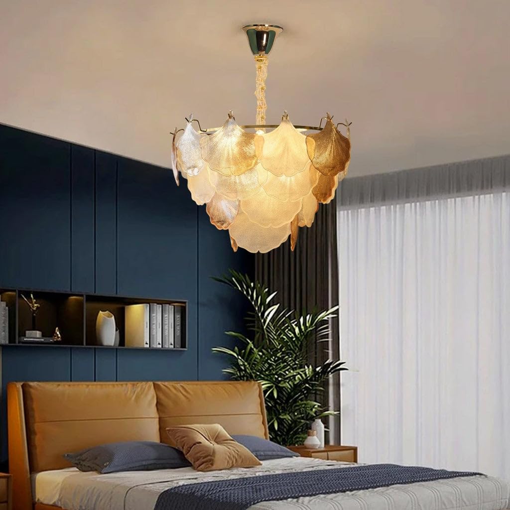 Luxury Ginkgo Leaf Chandelier Light – 600mm & 800mm Variants