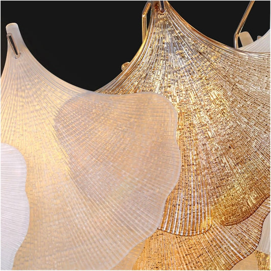 Luxury Ginkgo Leaf Chandelier Light – 600mm & 800mm Variants