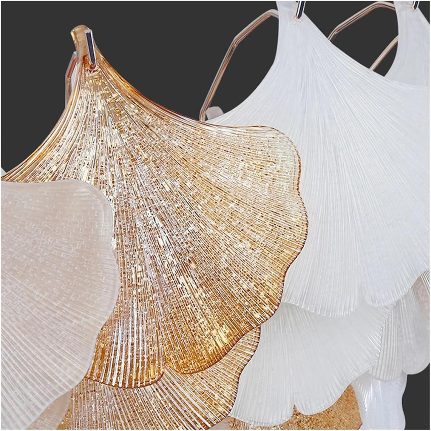 Luxury Ginkgo Leaf Chandelier Light – 600mm & 800mm Variants