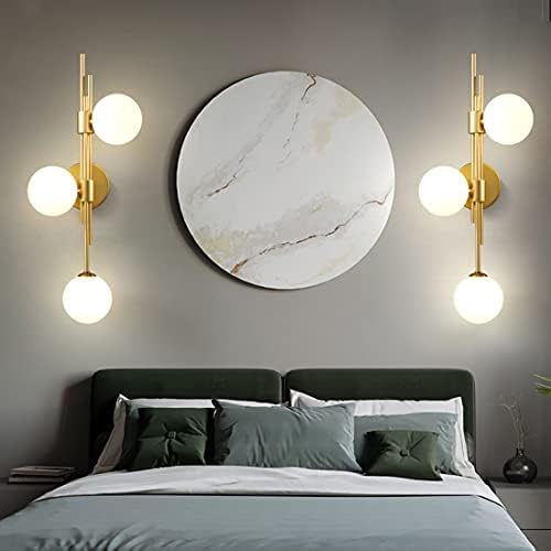Modern Gold Globe Wall Light | LED G9 | Metal & Glass | Left & Right Options