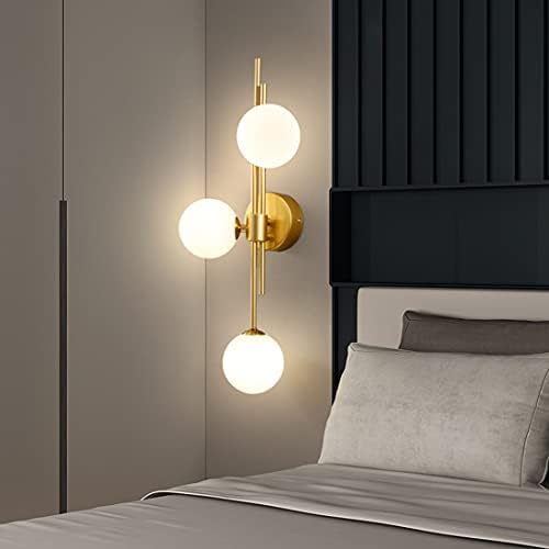 Modern Gold Globe Wall Light | LED G9 | Metal & Glass | Left & Right Options