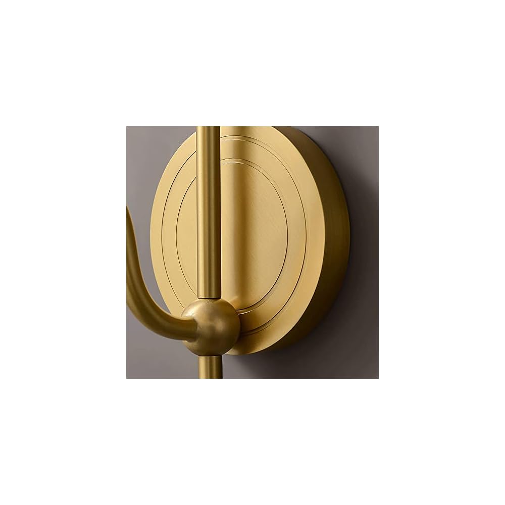 Luxury Crystal & Gold Wall Sconce | Modern LED Wall Light for Bedroom & Living Room