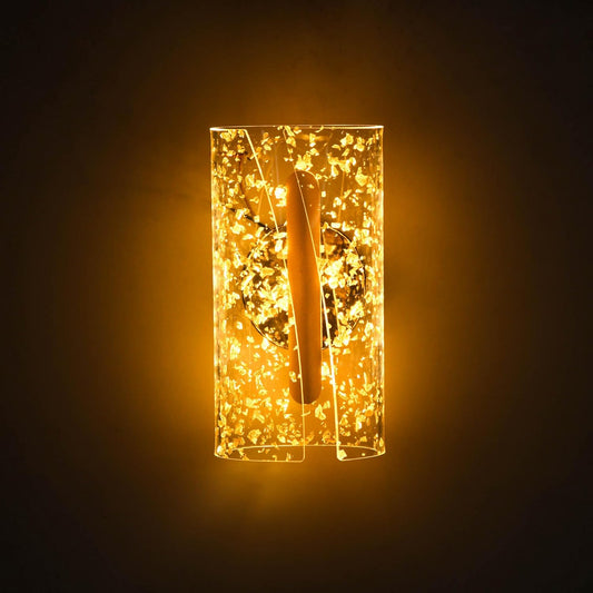 Elegant Gold Decorative Wall Sconce – Modern Acrylic Wall Light for Living Room & Bedroom