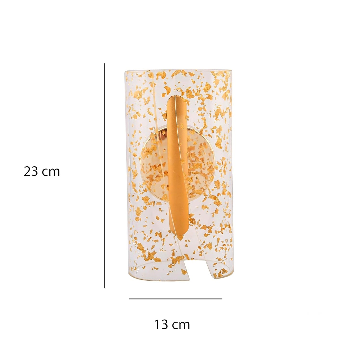 Elegant Gold Decorative Wall Sconce – Modern Acrylic Wall Light for Living Room & Bedroom