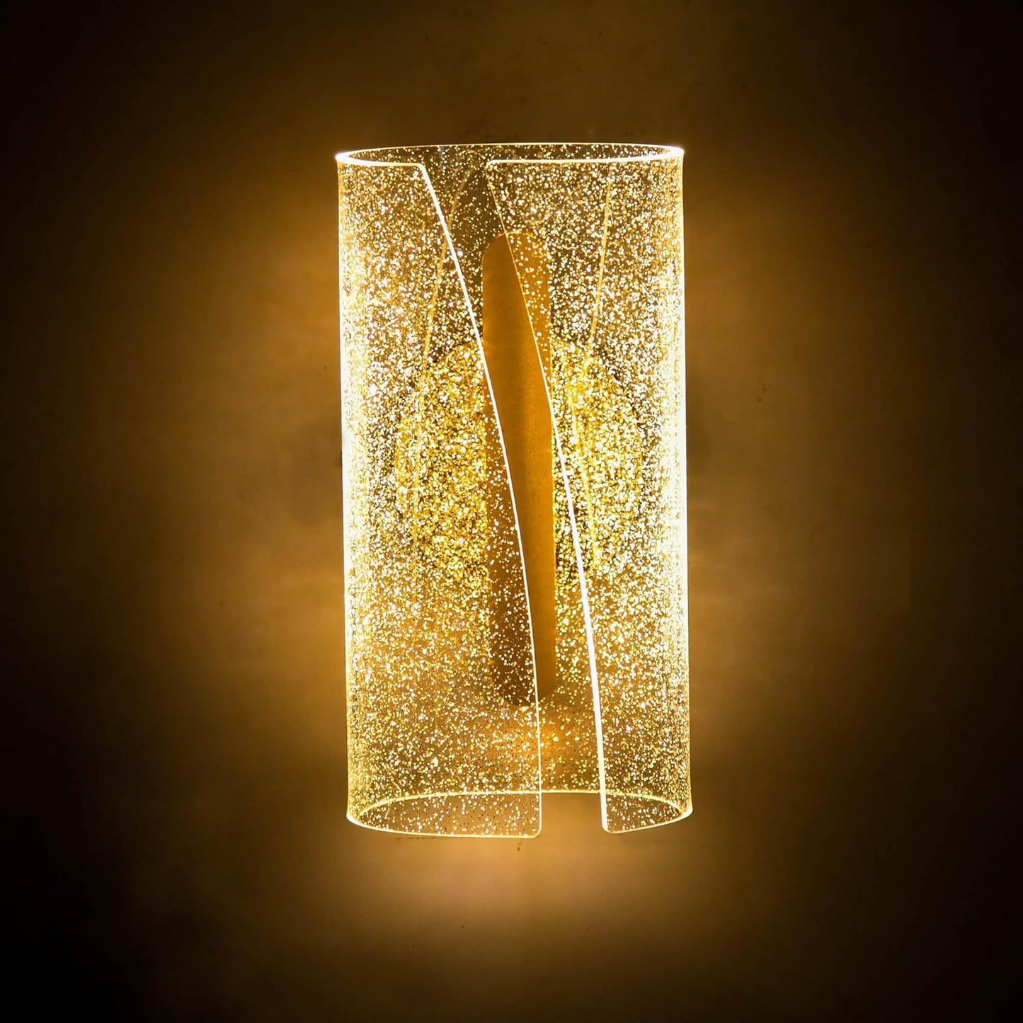 Elegant Gold Decorative Wall Sconce – Modern Acrylic Wall Light for Living Room & Bedroom