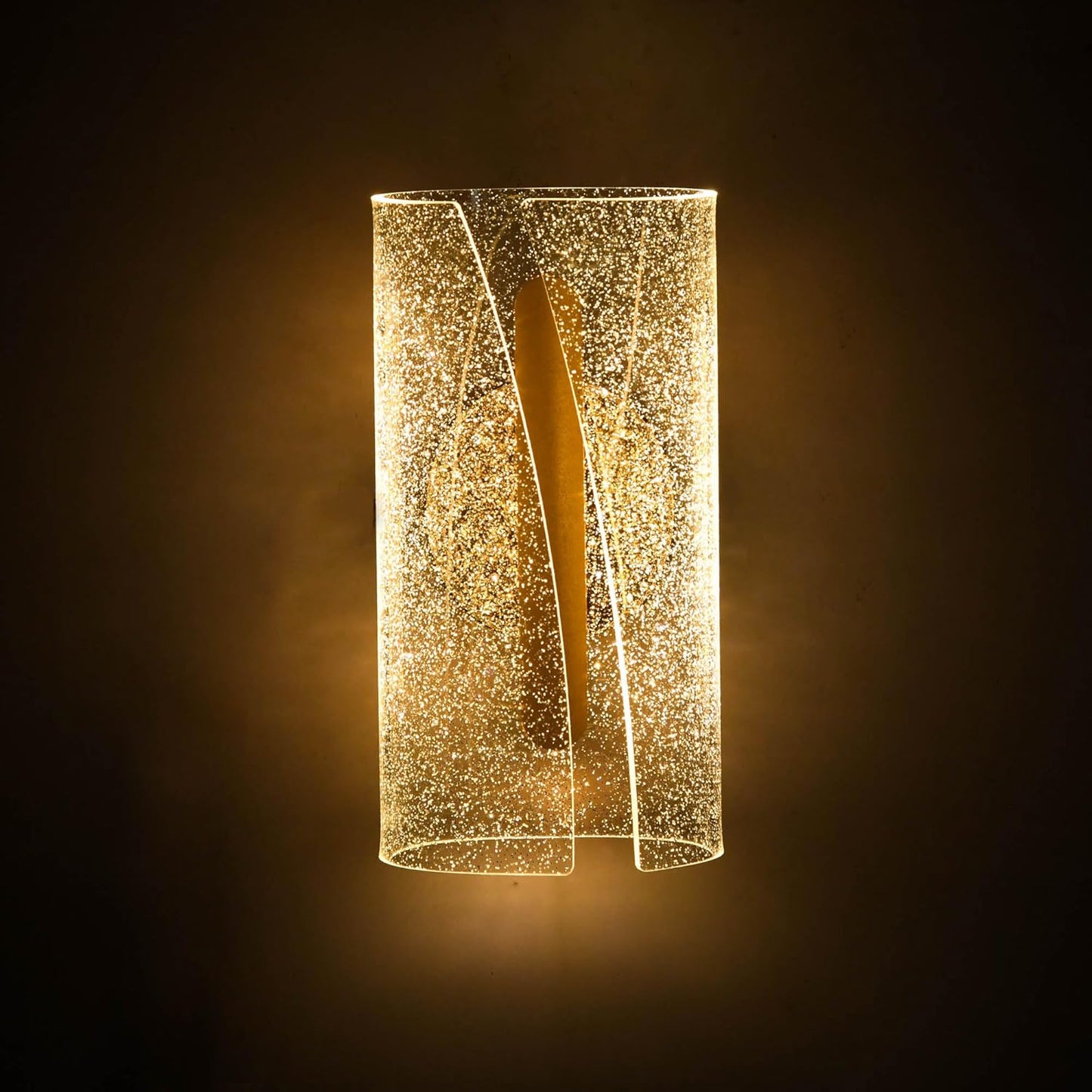 Elegant Gold Decorative Wall Sconce – Modern Acrylic Wall Light for Living Room & Bedroom