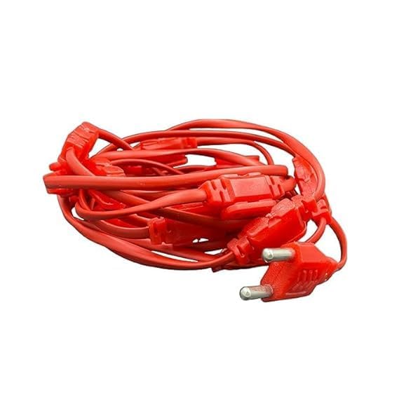 Jointer Wire for LED Rice Lights (Ladi) - 10 Sockets Celebrations Connector (pack of 2)