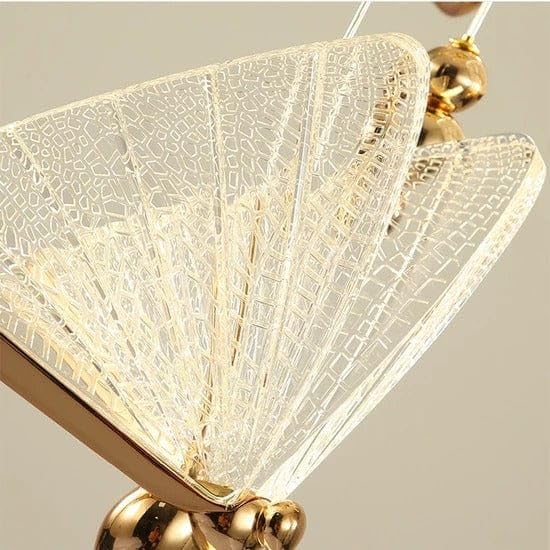 Butterfly Wall Light – Modern LED Wall Sconce in Gold Finish (Multicolor & White Variants) for Bedroom, Living Room & Kids Room