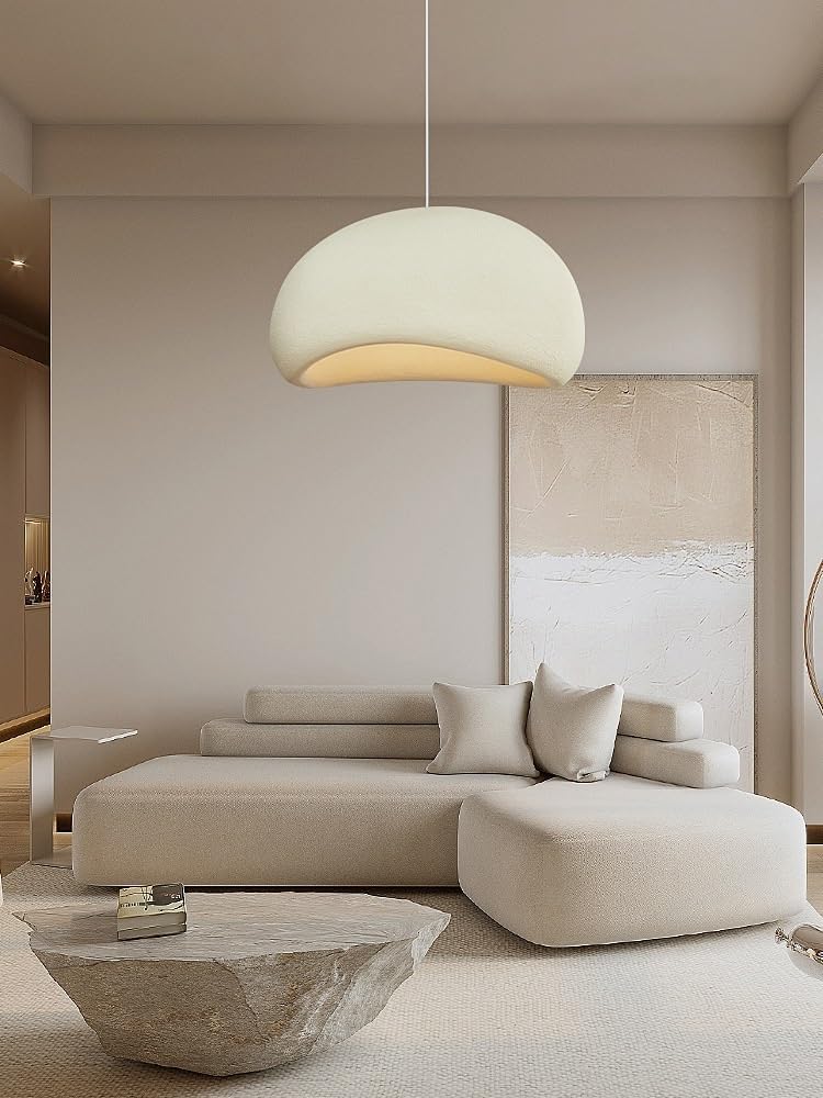 Modern Polystyrene Pendant Light – Elegant Ceiling Hanging Lamp for Living Room & Bedroom