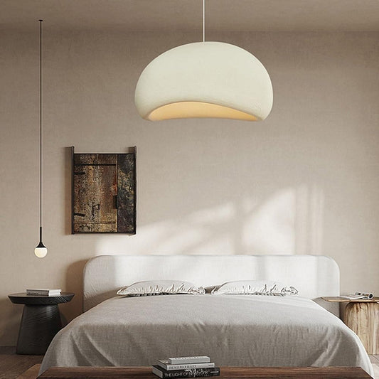 Modern Polystyrene Pendant Light – Elegant Ceiling Hanging Lamp for Living Room & Bedroom