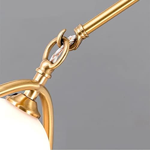 Luxury Gold Glass Globe Chandelier | Modern LED Hanging Light for Dining Room & Living Room