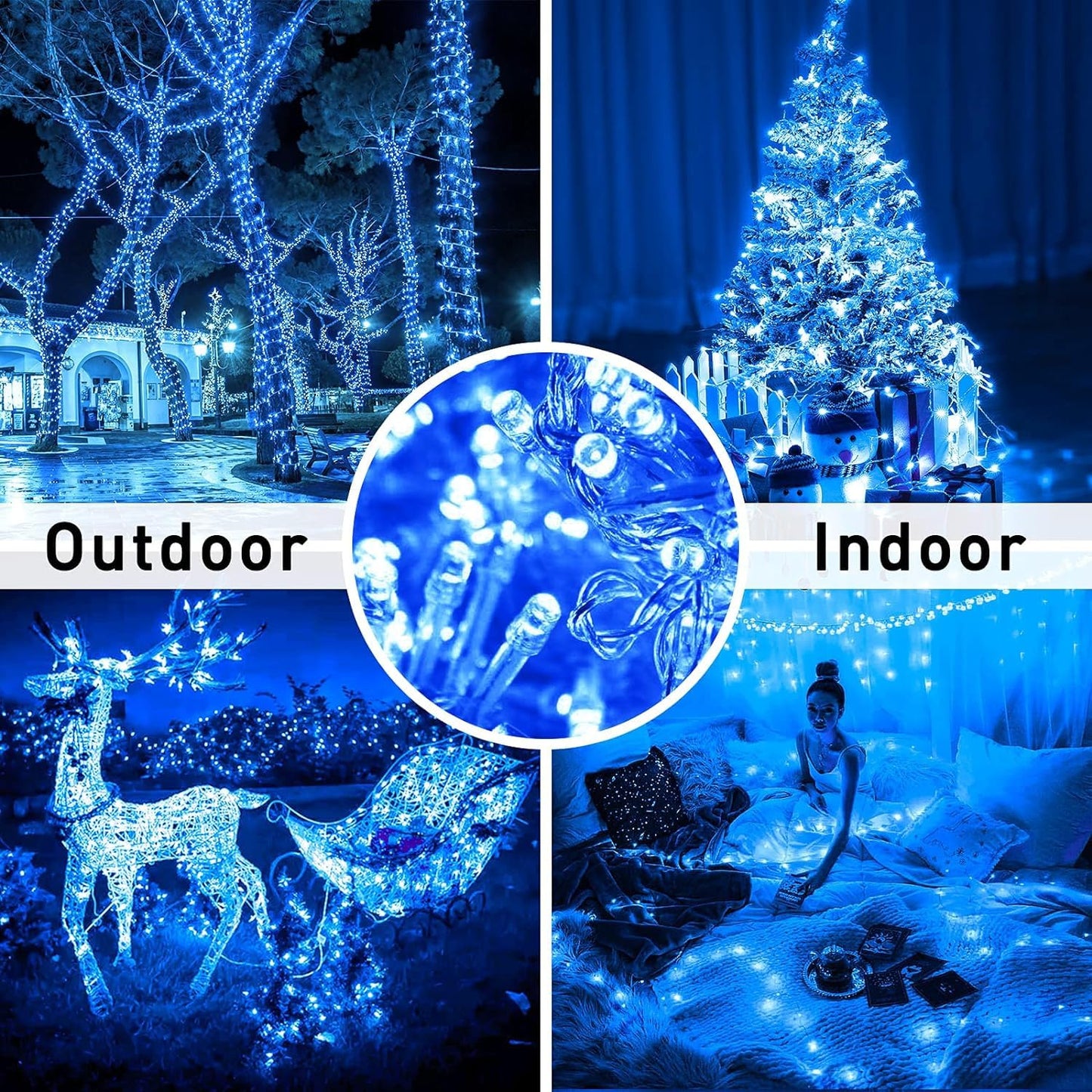 8mm LED String Ladi Lights – Warm White & Color Variants