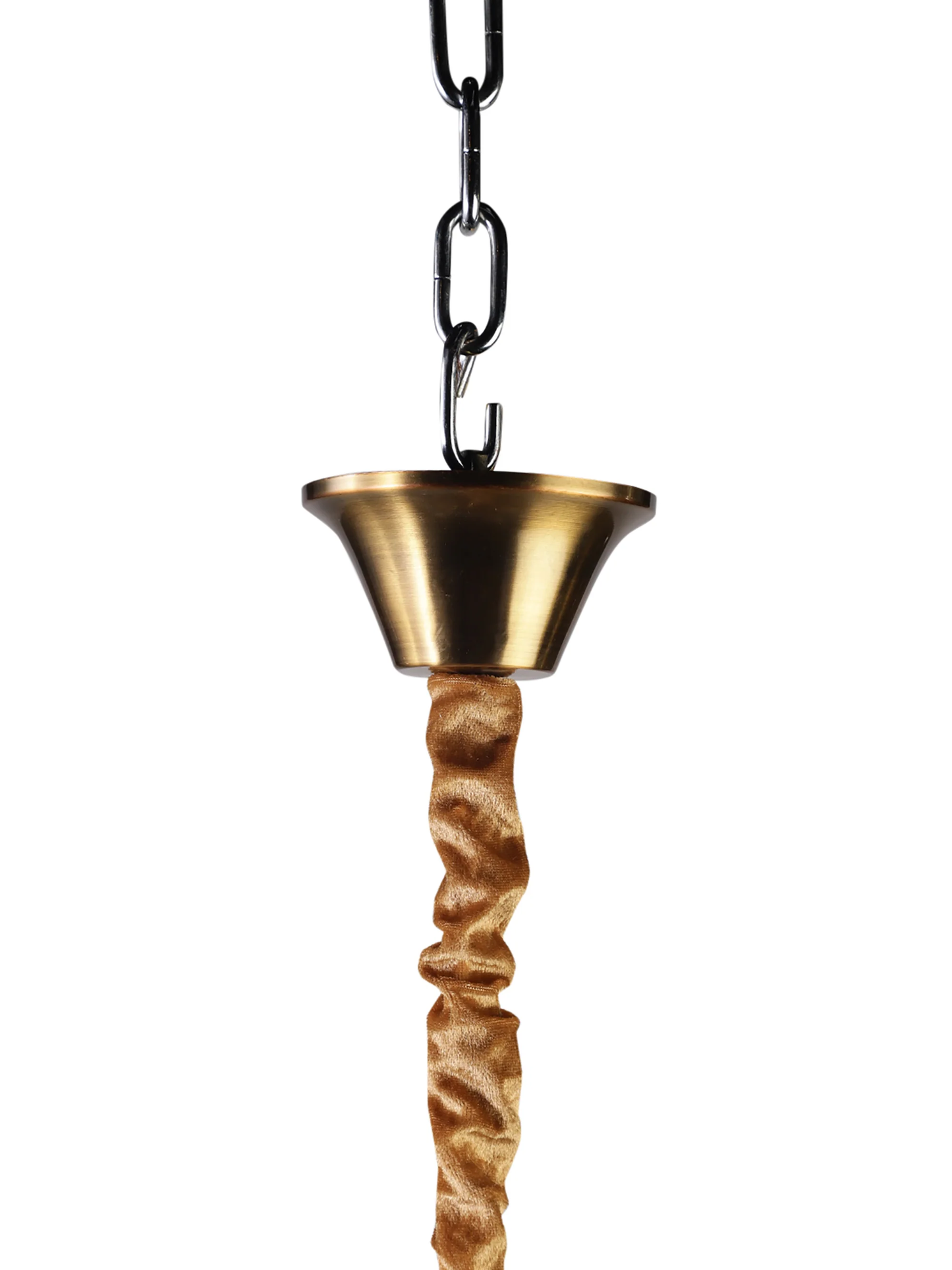 Elegant Frosted Glass Chandelier | 600mm & 800mm Gold & White Hanging Light for Living Room & Dining