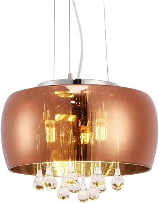 Modern Crystal Raindrop Chandelier –  Pendant Light (400mm) for Dining & Living Room