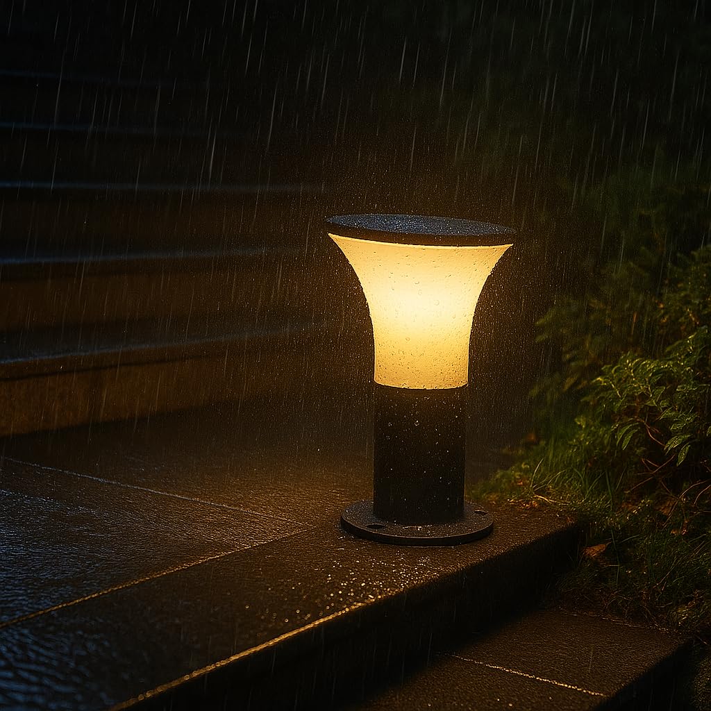 Modern LED Bollard Light – 10” / 20” / 30” – Waterproof Outdoor Pathway Lamp