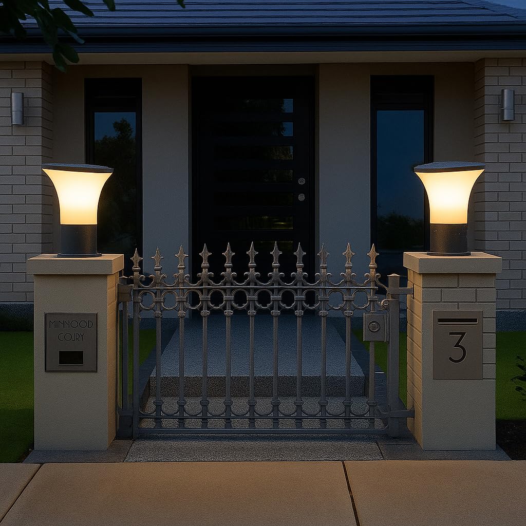 Modern LED Bollard Light – 10” / 20” / 30” – Waterproof Outdoor Pathway Lamp