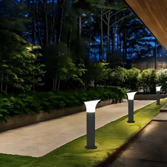 Modern LED Bollard Light – 10” / 20” / 30” – Waterproof Outdoor Pathway Lamp
