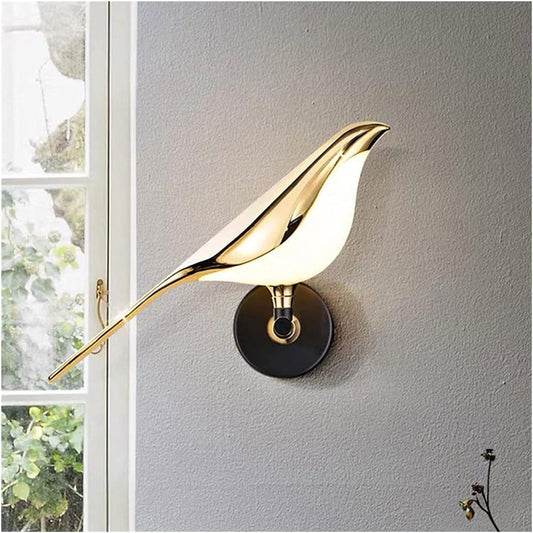 Modern Bird LED Wall Light | Elegant Decorative Wall Lamp for Bedroom & Living Room